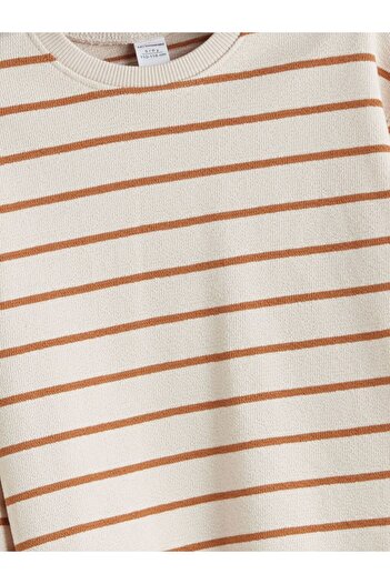 LC Waikiki Lcw Kids Crew Neck Striped Boy T-Shirt