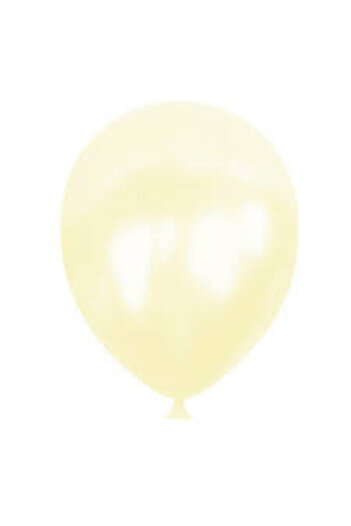 Bunloon Metallic Cream Balloons 25 Pieces – 12 Inch Chic Decoration and Event Set