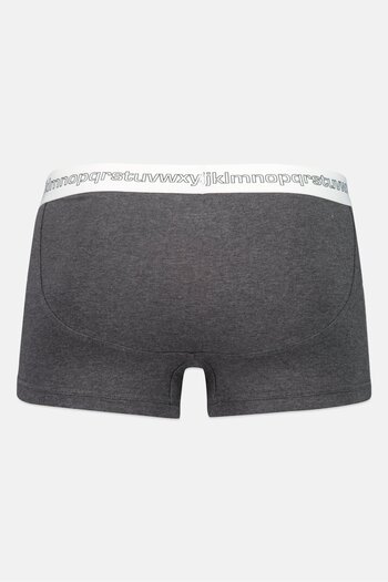 French Connection Men Brand Logo Trunks, Grey