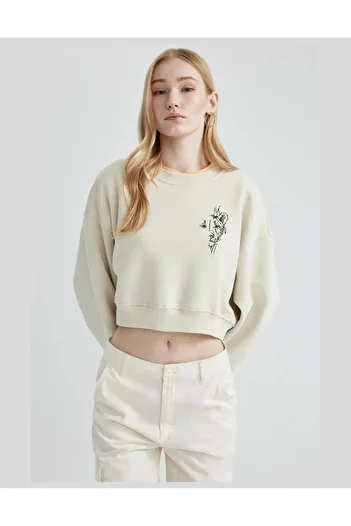 UNIQUE DESIGN Female and Male Lion Lover Couple Combination Sweatshirt, 2-Piece Lover Set Women's Crop,