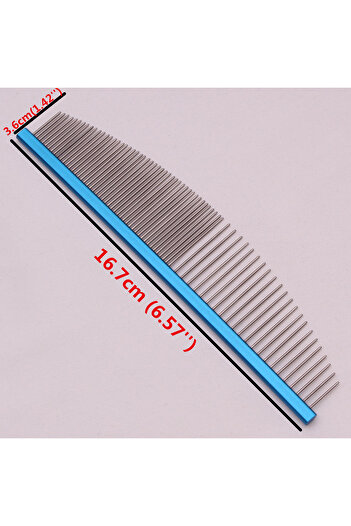 choice2 C7999Lan Pet Grooming Combs Aluminum Alloy Brush For Dogs Boundary Knot Massage Tools Professional S