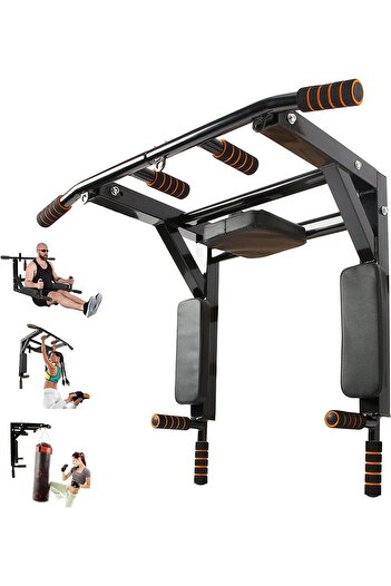 erorex Pull Up Bars Wall Mounted Pull Up Bar Chin Up Bar Multi Gyms for Home Strength Training Equipment