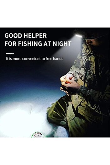 erorex Rechargeable Hat Light Fishing Lights 170°Adjustable Hat Flashlight Headlamp 1000mhA Battery IPX4