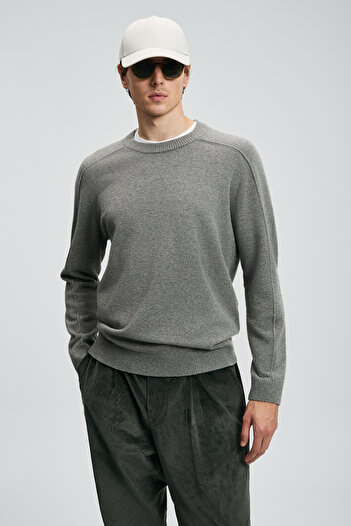 Lufian Les Men's Sweater Mink