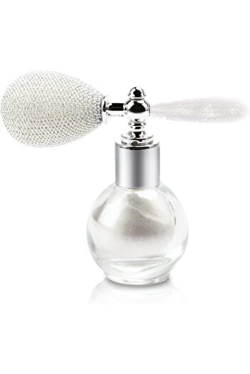 MAQYA KOZMETİK Highlighter Glitter Sprey Vücut Parıltılı Beyaz&Silver Glitter Toz Sprey, Yüz Ve Vücut Simi Işıltılı