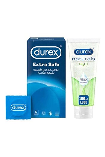 Durex Extra Safe Extra Lubed Condoms and Naturals Intim Gel