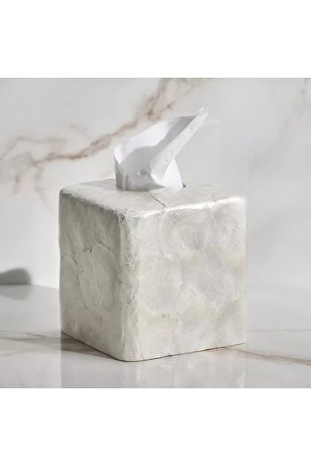 Home Centre Capiz Tissue Box Cover