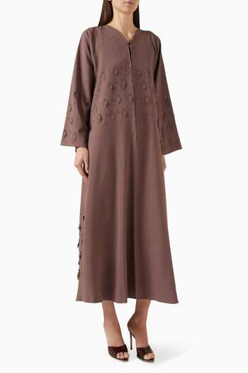 Rauaa Official İşlemeli Abaya ile Şıklığı Yakalayın İnce Keten Karışımı ve Modern Tasarım Püf Noktaları