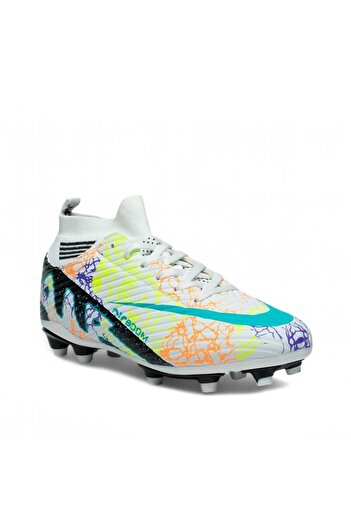 LALİGA Twingo 600 White Black Patterned Football Shoes