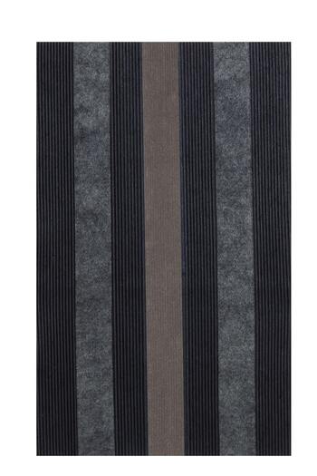 Valery Home Retro Vl Striped Exclusive Mat for Moisture, Dust and Mud Brown