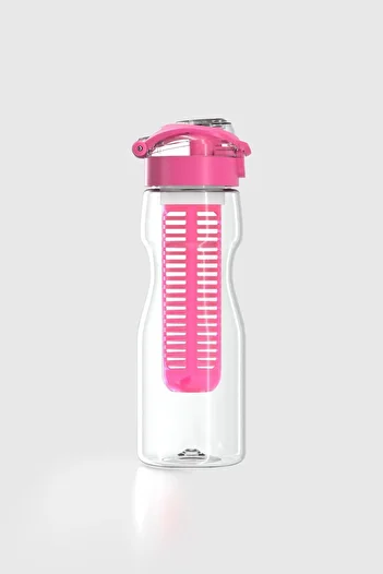 Renga Saga Strainer 730 ml Tritan Detox Bottle 911006 Fuchsia