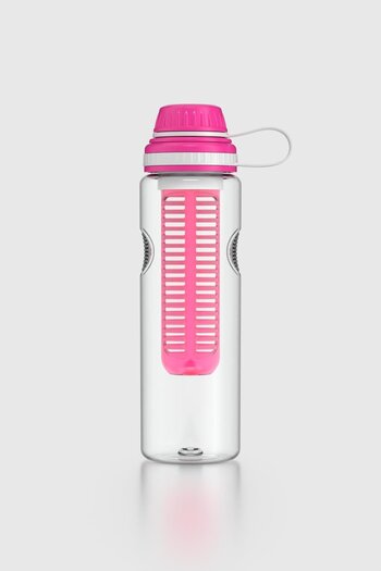 Renga Ege 750 ml Tritan Detox Flask with Strainer 911008 Fuchsia