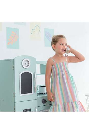 DacEnergy Children's kitchen set, made of MDF, sink, oven, refrigerator, microwave, a blackboard...