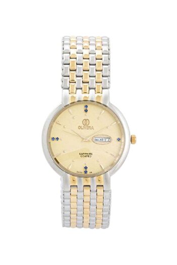 Olivera Men's Stainless Steel Quartz Analog Wrist Watch
