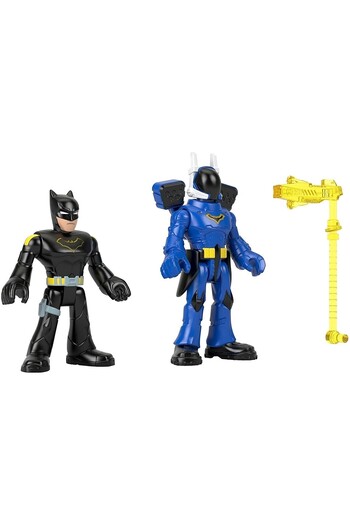 FISHER PRICE New Imaginext DC Super Friends Rookie & Batman Figures, Set for Preschool Kids Ages 3 to 8 Years
