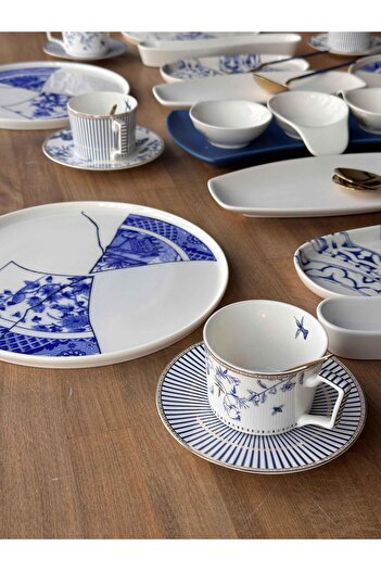 ROSSEV Breakfast Set Gino 39 Pieces for 6 People
