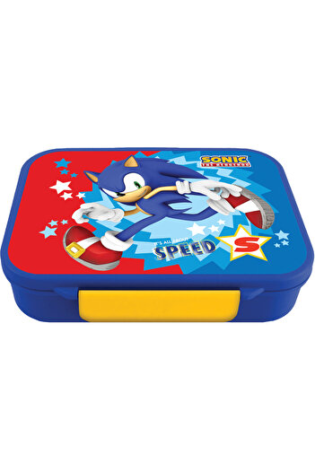 SEGA Sonic the Hedgehog Lunch Bento Box – 6 Dividers – 1100ML – Game Character – Blue