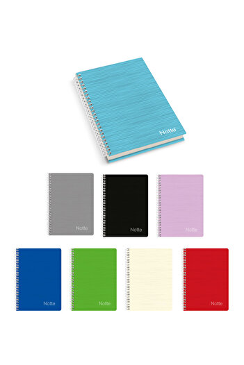 Notte A4 spiral notebook with perforations 120 math sheets