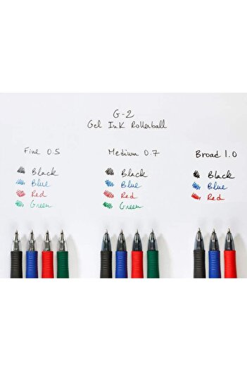 Pilot Pachet albastru G-2 0.7mm 12 role + 12 rezerve