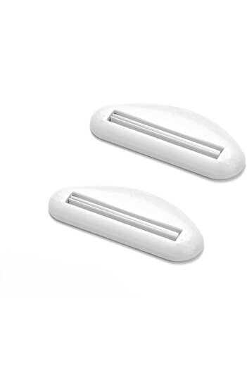 zola Toothpaste tube squeezer set, Zola®, 2 pieces, economical, 9x3.6 cm, white