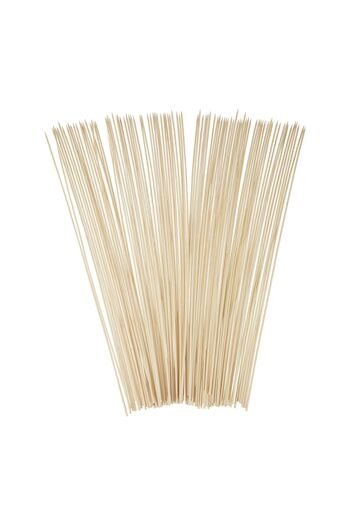 Relaxdays Skewer sticks, 100 pieces, 40 cm, bamboo