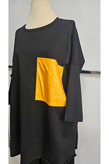 SEEMORE TEKSTİL Green Tunic Oversize