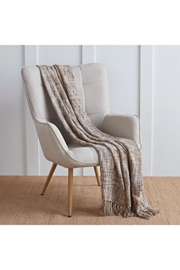 Home Centre Meliha Cotton Throw - 130x170 cm