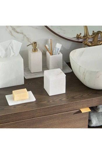 Home Centre Spanish Alabaster Tissue Box