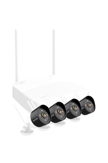 Tenda Wireless video surveillance kit, NVR and 4 3MP outdoor tube cameras