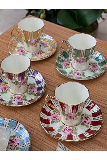 Laopala Diva Afitap Handmade Coffee Cup Set for 6 People