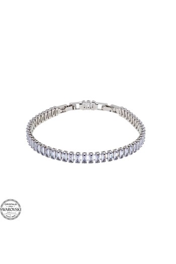 Swaroski Zirconia Stone Steel Duo Bracelet |   For Friendship and Harmony