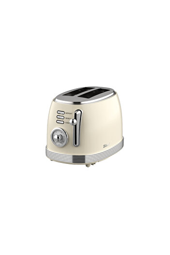 Zilan Prăjitor de pâine retro cu 6 setări de prăjire, 850W, indicator luminos, cremă / ZLN 1191 ZLN1191