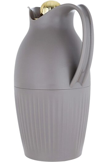 Everest Ramira Pro Thermos, 1.3 liters, thermal glass inner shell, plastic outer shell - Cappuccino