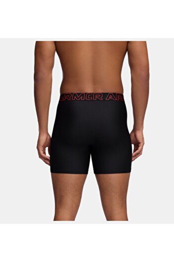 Under Armour Men's Boxer Shorts, 3-Pack - Performance Tech Boxer Briefs Solid 6", Stretch, plain
