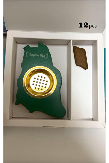 Mini Wooden incense burners and a piece of oud are distributed on the 95th National Day.