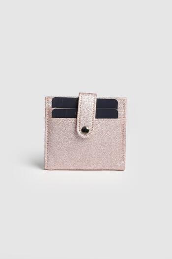 La La'Graccio Paris La'Graccio Paris Women's Halse Silvery Card Holder Wallet Powder