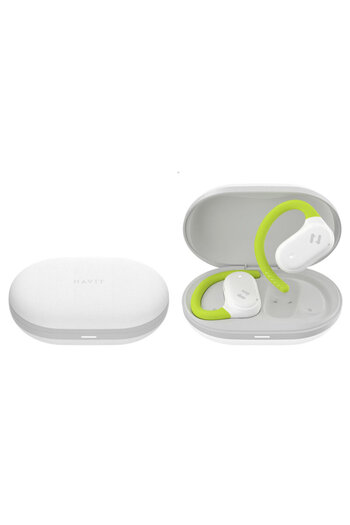 Havit True Wireless Bluetooth Headphones with Microphone OWS915, White