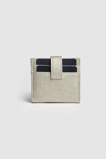 La La'Graccio Paris La'Graccio Paris Women's Halse Silvery Card Holder Wallet Gold