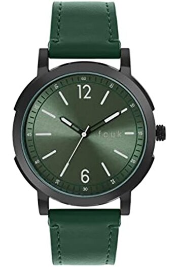 Fcuk Analog Green Dial Men's Watch-FK00010B