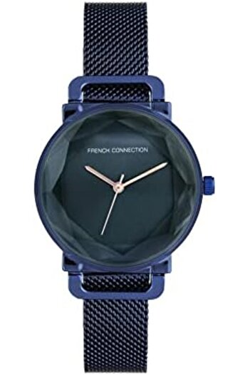 French Connection Analog Blue Dial Women's Stainless Steel Watch-FCL0008E-R
