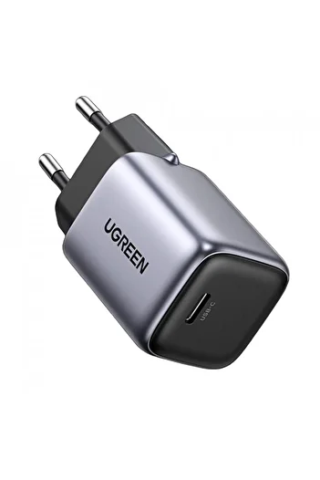 Ugreen USB-C charger, GaN, Fast Charging, 30W - Nexode (25257) - Space Gray