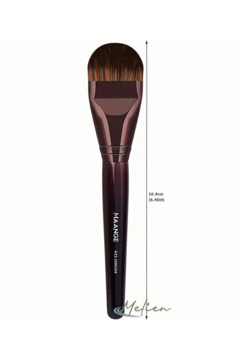 Melien Oval Foundation, Slanted Contour and Flat Cut End Blush Bb Cc Cream Liquid 1 Piece Makeup Brush Gift
