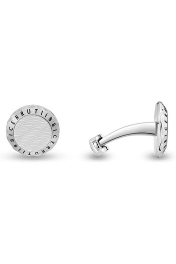 Cerruti 1881 Pietro Silver Stainless Steel Cufflink for Men