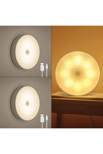 Taimi Set of 2 Warm Yellow LED Night Lights