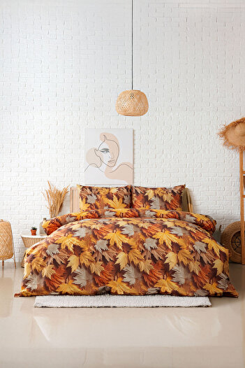 FAVORA Vita 100% Cotton 3D Digital Print Double Duvet Cover Set - Tile