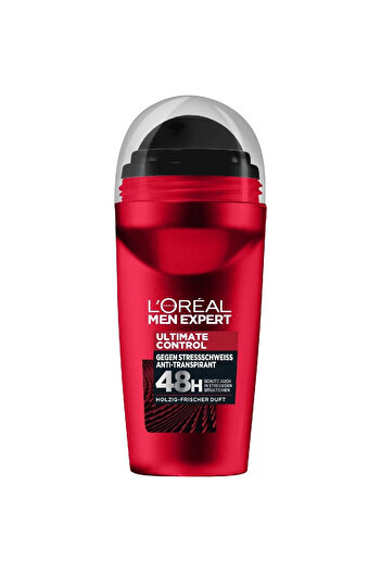 L'oreal Men Expert Roll-On Deodorant, Ultimate 48-Hour Sweat Control, 50ml