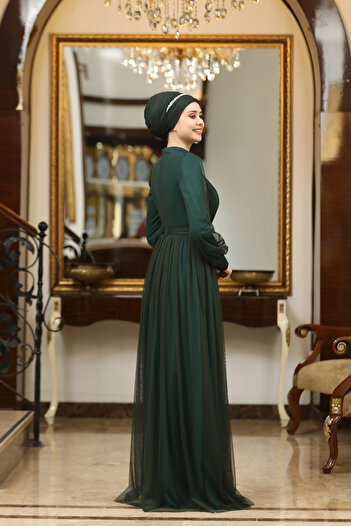 Raika Moda Büyük Beden Tül Efsane Abiye