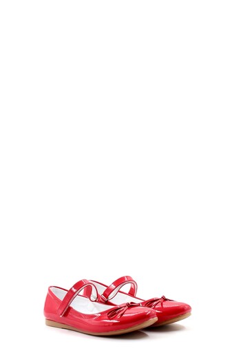 Ayakkabıhane Red Shiny Girl's Ballerina Shoes Ah1E891243110131