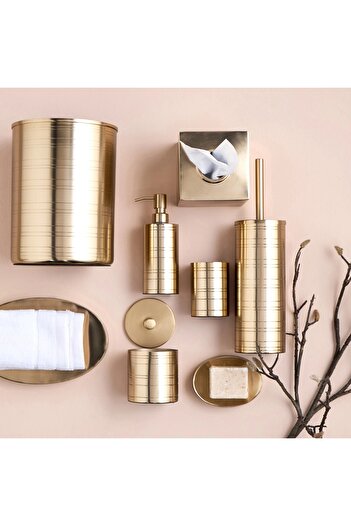Home Centre Golden Rings Tissue Box Cover