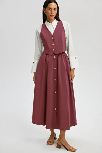 Touché Privé Vest Skirt Kupra Suit